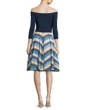 Off-the-Neckline Pullover