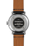 41mm Runwell Leather Watch, Black 