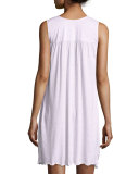 Patricia Leopard-Print Jersey Chemise, Pink