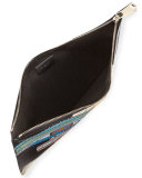 Medium Egyptian Four Eyes Pouch Bag, Multi