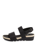 Sally 2 Slingback Espadrille Sneaker, Black