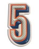 "5" Sticker for Handbag