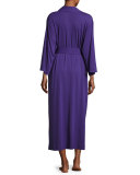 Shangri-La Jersey Long Robe, Royal Purple