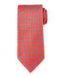 Dot-Print Silk Tie