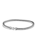 Cable Buckle Bracelet with Diamonds