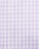 Check Dress Shirt, Purple/White