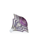 Lady Stardust Amethyst & Diamond Ring