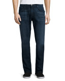 Straight-Leg FoolProof Denim Jeans, Alpha