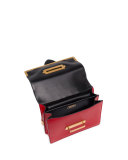 Cahier Notebook Shoulder Bag, Red/Black (Fuoco/Nero)