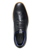 ØriginalGrand Neoprene-Lined Wing-Tip Oxford, Black/Ironstone