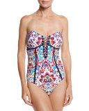 Festival Folkloric Seductress One-Piece Swimsuit