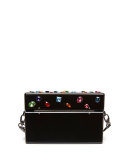 Small Jewelie Trunk Bag, Black Multi