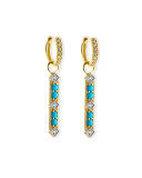 Lisse Turquoise & Diamond Charms for Earrings