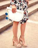 Wrap-It Suede Chunky-Heel Sandal, Beach