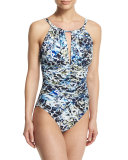 Kat Sea Glass Printed One-Piece Swimsuit
