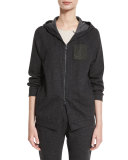 Monili-Pocket Hooded Jacket, Anthracite