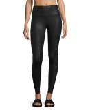 Airbrush Printed High-Waisted Sport Leggings