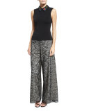 Athena Lace Super-Flared Pants