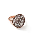 18k Rose Gold Stardust Flower Ring with Diamonds (1.23 ct)