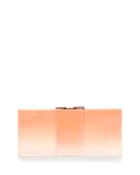 Belle Vivier Patent Leather Clutch Bag, Pink Ombre