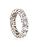 4.25mm Cubic Zirconia Eternity Band Ring