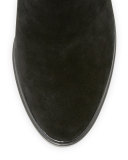 Cloee Suede Ankle Boot, Black