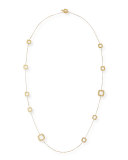 Pois Moi 18k Gold Station Necklace, 31"