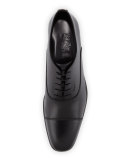 Remigio Cap-Toe Oxford, Black