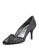 Chantilly Lace Peep-Toe Pump