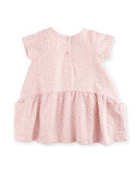 Joolz Smocked Terry Bunny Dress, Pink, Size 6-24 Months