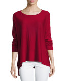 Scoop-Neck Easy Top, Fern