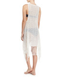 Janis Fringe Coverup Vest