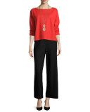 Fisher Project Long-Sleeve Wool Boxy Top