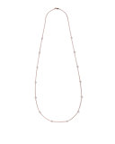 Rock Candy Rose Long Station Necklace