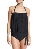 Cabana Solids Callia Bandini Swim Top, Black