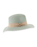 Florence Rabbit Felt Fedora Hat
