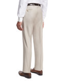 Super 150s Wool Trousers, Tan