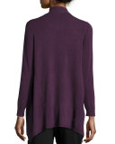 Lightweight Cozy Drape-Front Cardigan