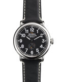 41mm Runwell Men's Watch, Black/Black 