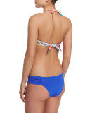 Flora Printed V-Wire Bandeau Swim Top