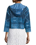 Mexican Hand-Embroidered Short Jacket, Multi Colors