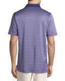 Ophelia Jacquard Short-Sleeve Polo Shirt