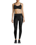 Anchor Strappy Versatility Sports Bra, Black