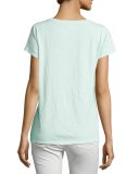 Short-Sleeve V-Neck Jersey Tee