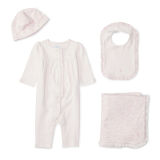 4-Piece Coverall Layette Set, Size Newborn-9 Months
