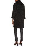 Playful Persian Faux-Fur Coat, Plus Size