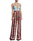 Victory Tie-Front Blouse & Bodysuit, White