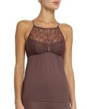 Saskia Halter Camisole, Chestnut