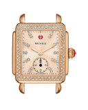 16mm Deco Diamond Watch Head, Rose Gold