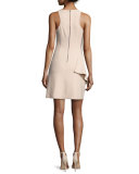 Hattie Asymmetric Racerback Ponte Dress